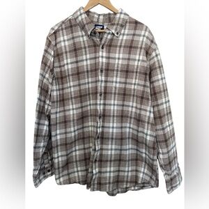 Lands' End Men's Plaid Button-Up Shirt XL NWOT